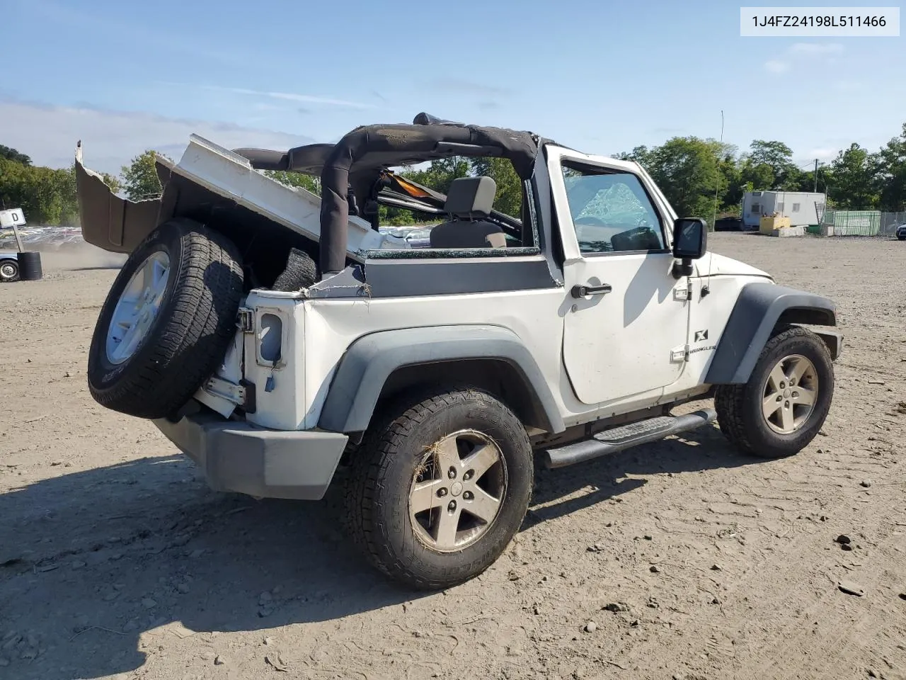 2008 Jeep Wrangler X VIN: 1J4FZ24198L511466 Lot: 70196544