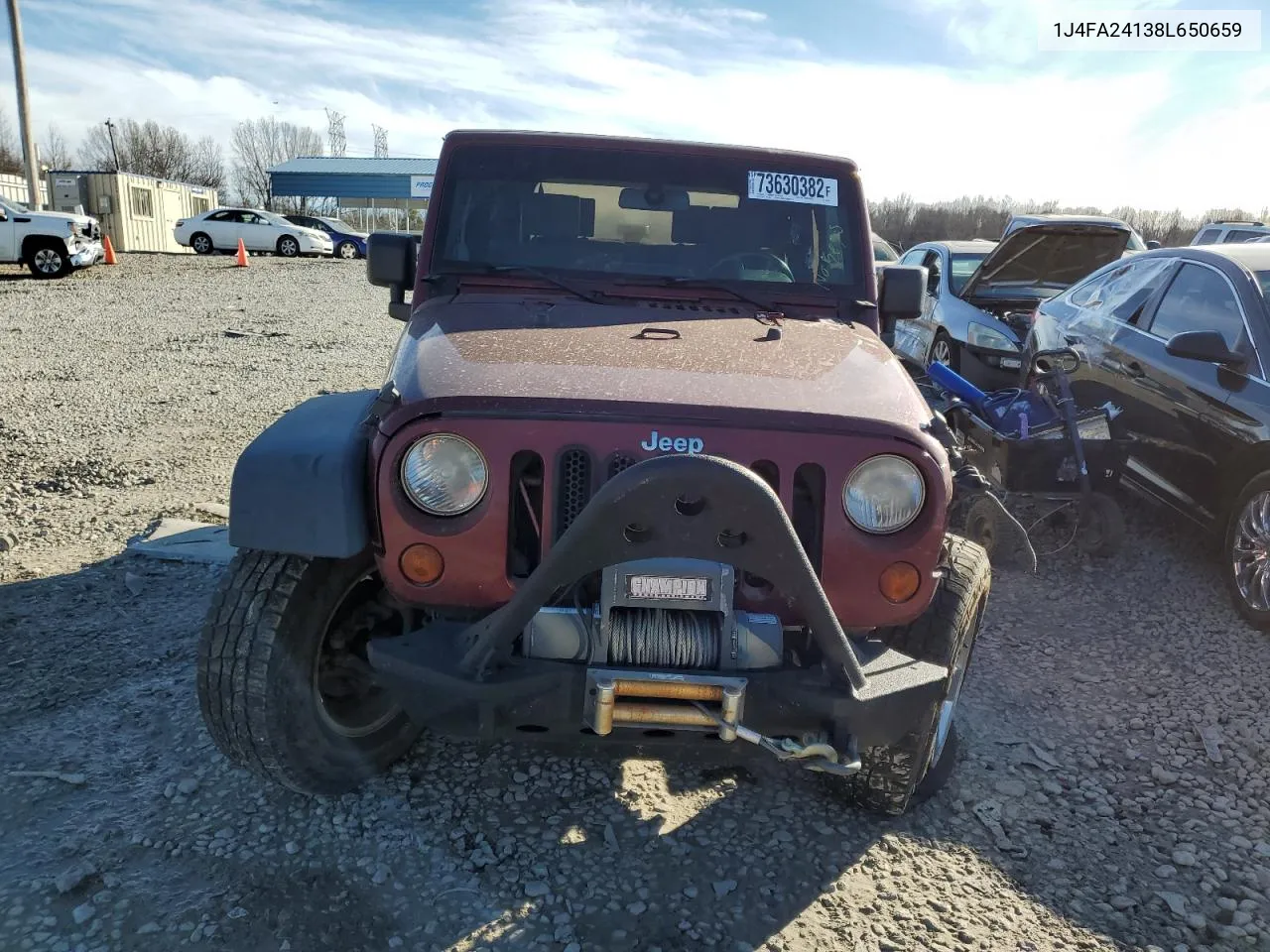 1J4FA24138L650659 2008 Jeep Wrangler X