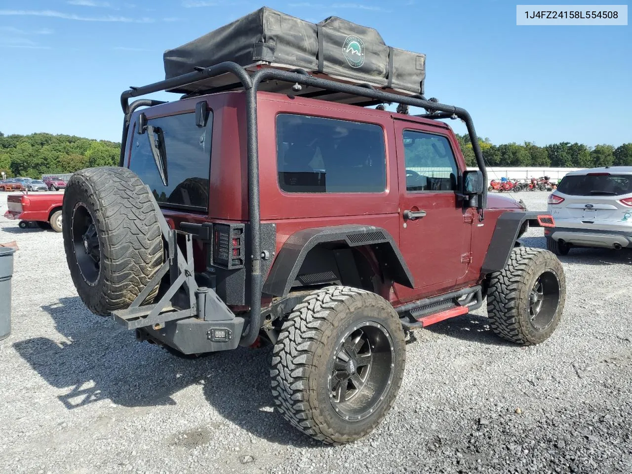 2008 Jeep Wrangler X VIN: 1J4FZ24158L554508 Lot: 70745564