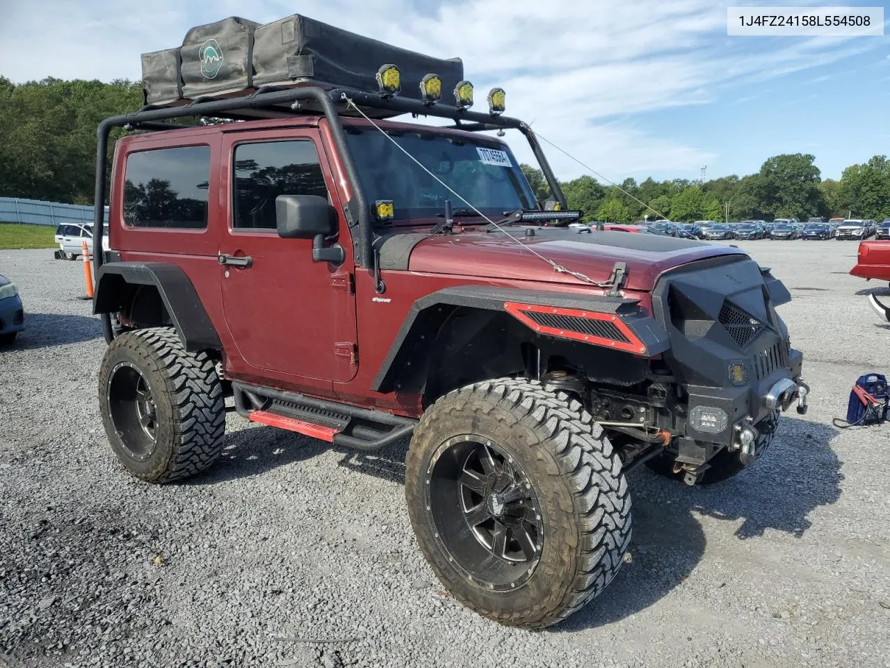 2008 Jeep Wrangler X VIN: 1J4FZ24158L554508 Lot: 70745564