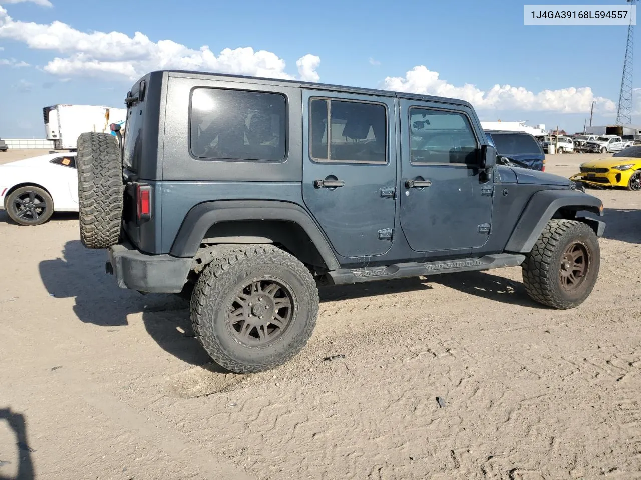 2008 Jeep Wrangler Unlimited X VIN: 1J4GA39168L594557 Lot: 70975624