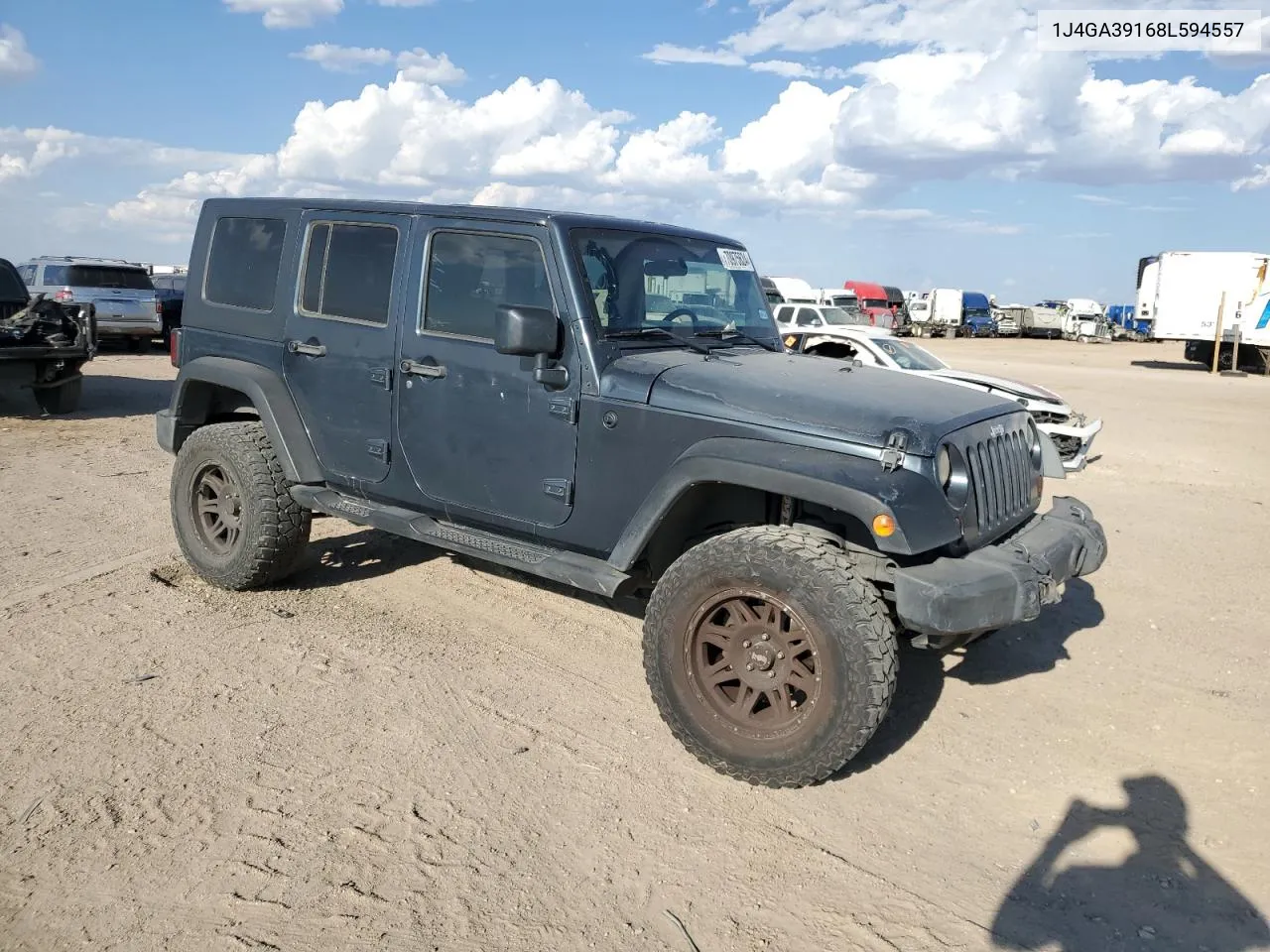 2008 Jeep Wrangler Unlimited X VIN: 1J4GA39168L594557 Lot: 70975624