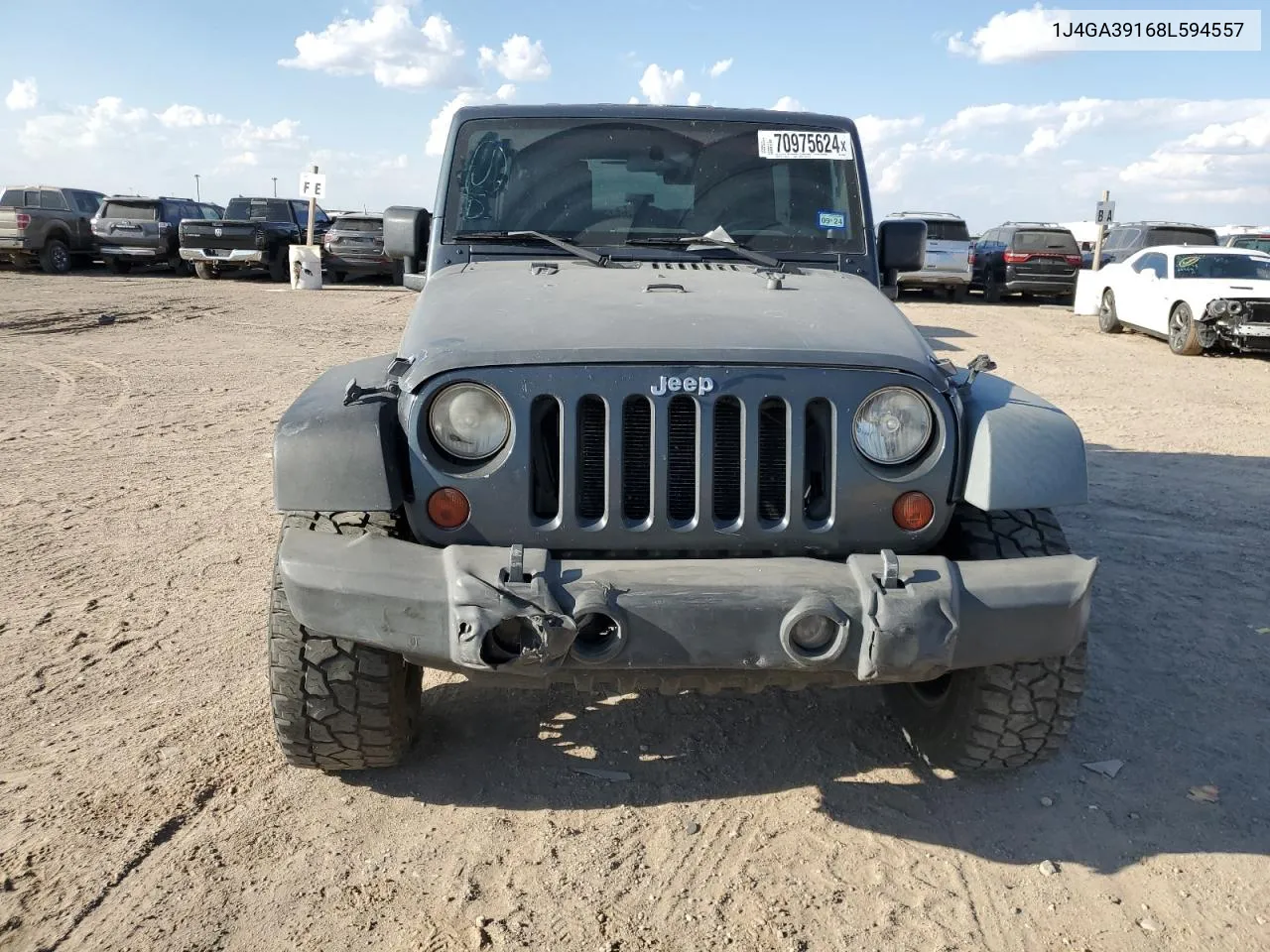 2008 Jeep Wrangler Unlimited X VIN: 1J4GA39168L594557 Lot: 70975624