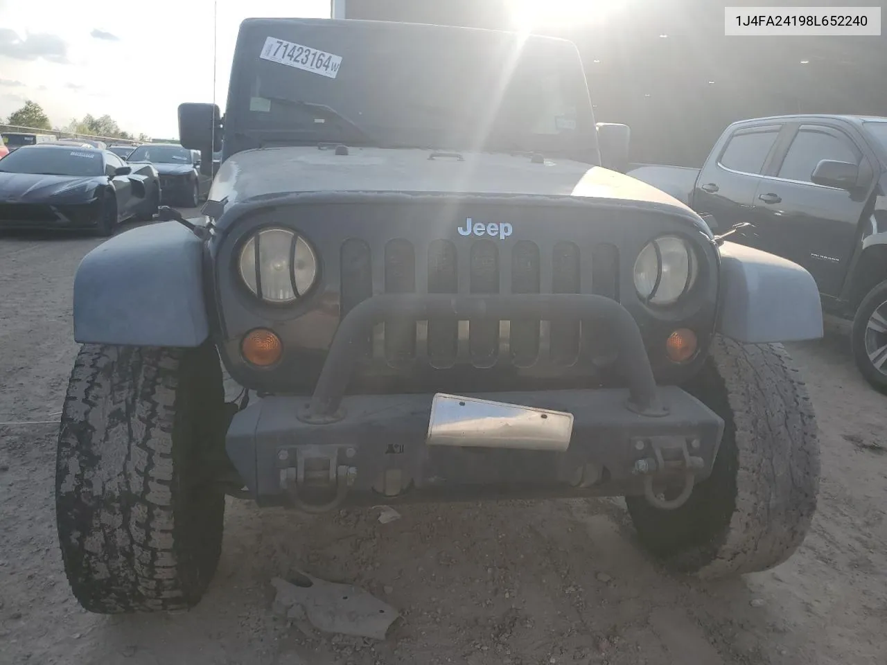 2008 Jeep Wrangler X VIN: 1J4FA24198L652240 Lot: 71423164