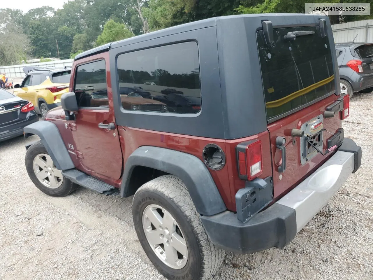 2008 Jeep Wrangler X VIN: 1J4FA24158L638285 Lot: 71431394