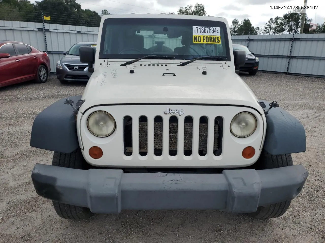 1J4FZ24178L538102 2008 Jeep Wrangler X