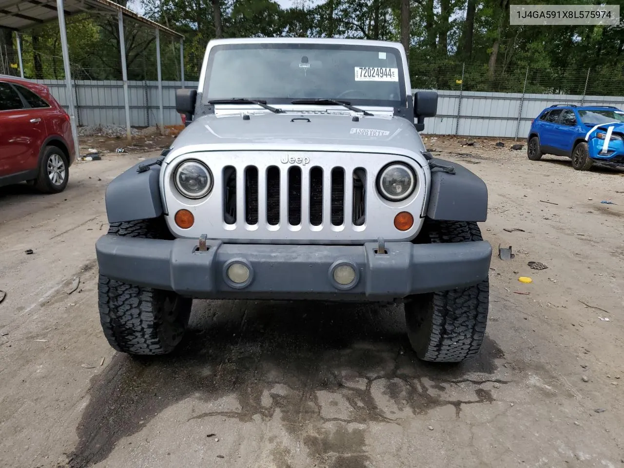 2008 Jeep Wrangler Unlimited Sahara VIN: 1J4GA591X8L575974 Lot: 72024944