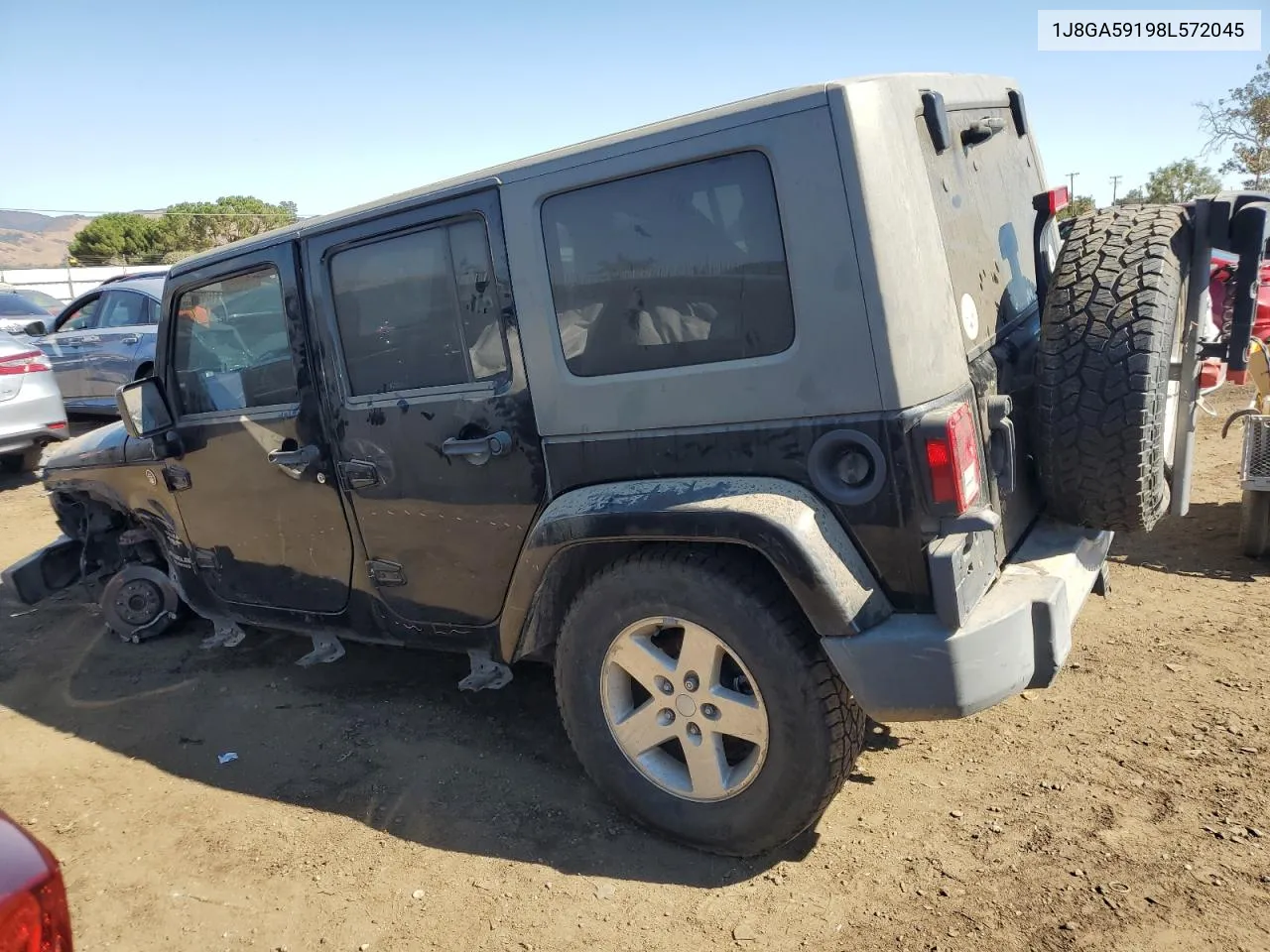 2008 Jeep Wrangler Unlimited Sahara VIN: 1J8GA59198L572045 Lot: 72466334