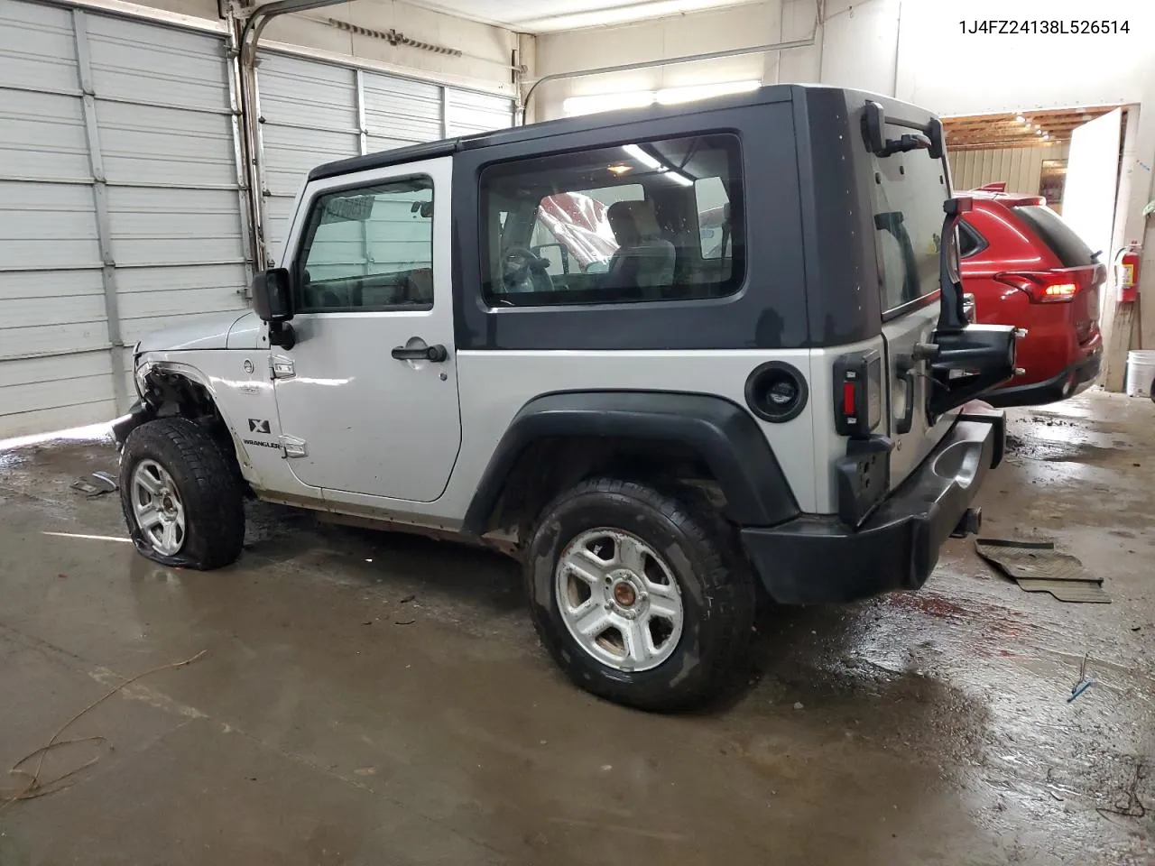 2008 Jeep Wrangler X VIN: 1J4FZ24138L526514 Lot: 72569194