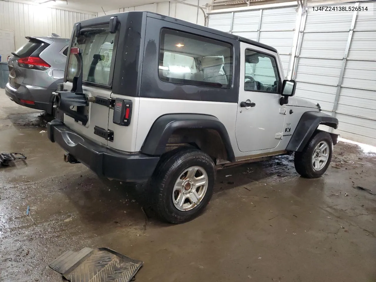 2008 Jeep Wrangler X VIN: 1J4FZ24138L526514 Lot: 72569194