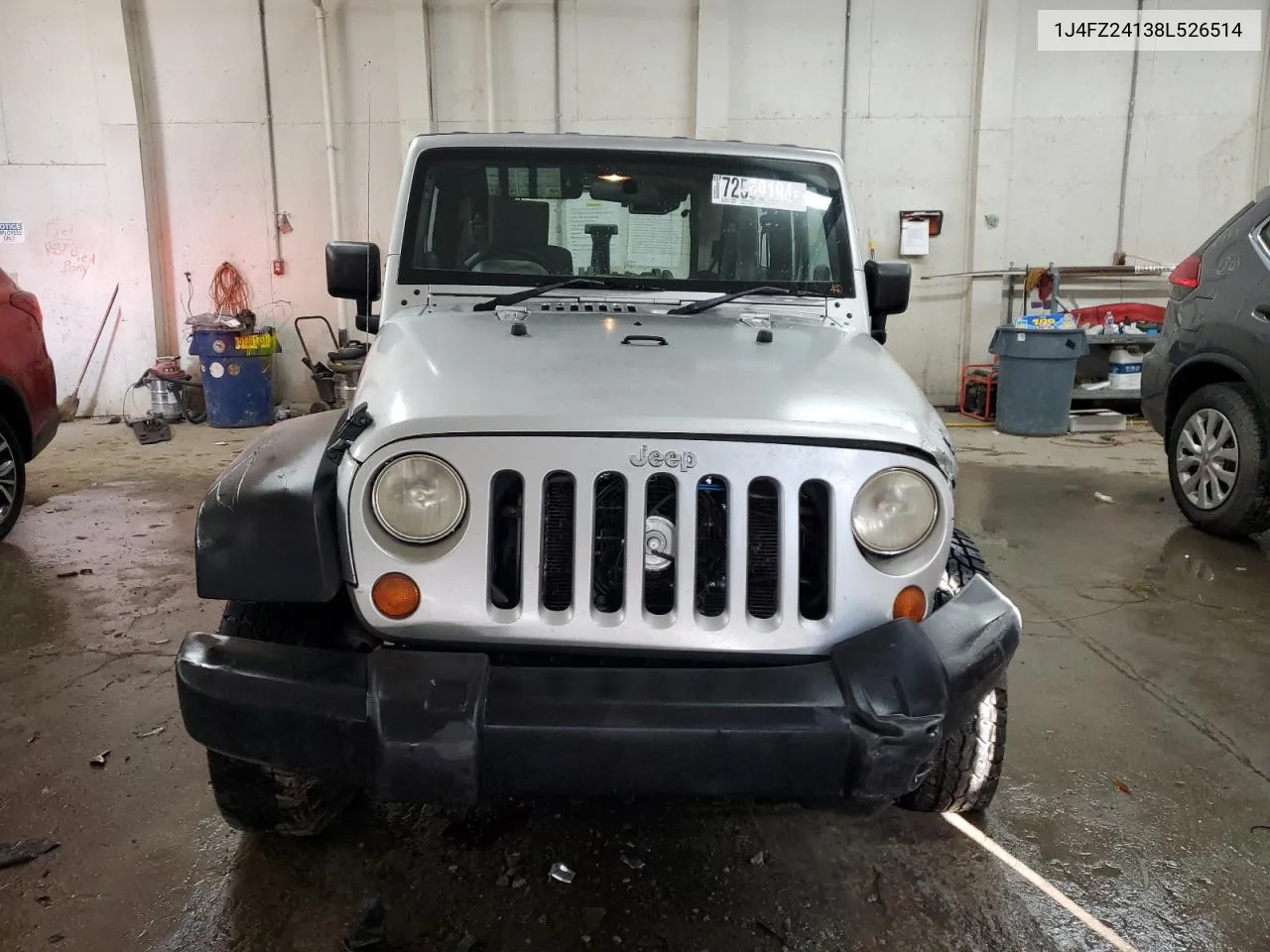 2008 Jeep Wrangler X VIN: 1J4FZ24138L526514 Lot: 72569194