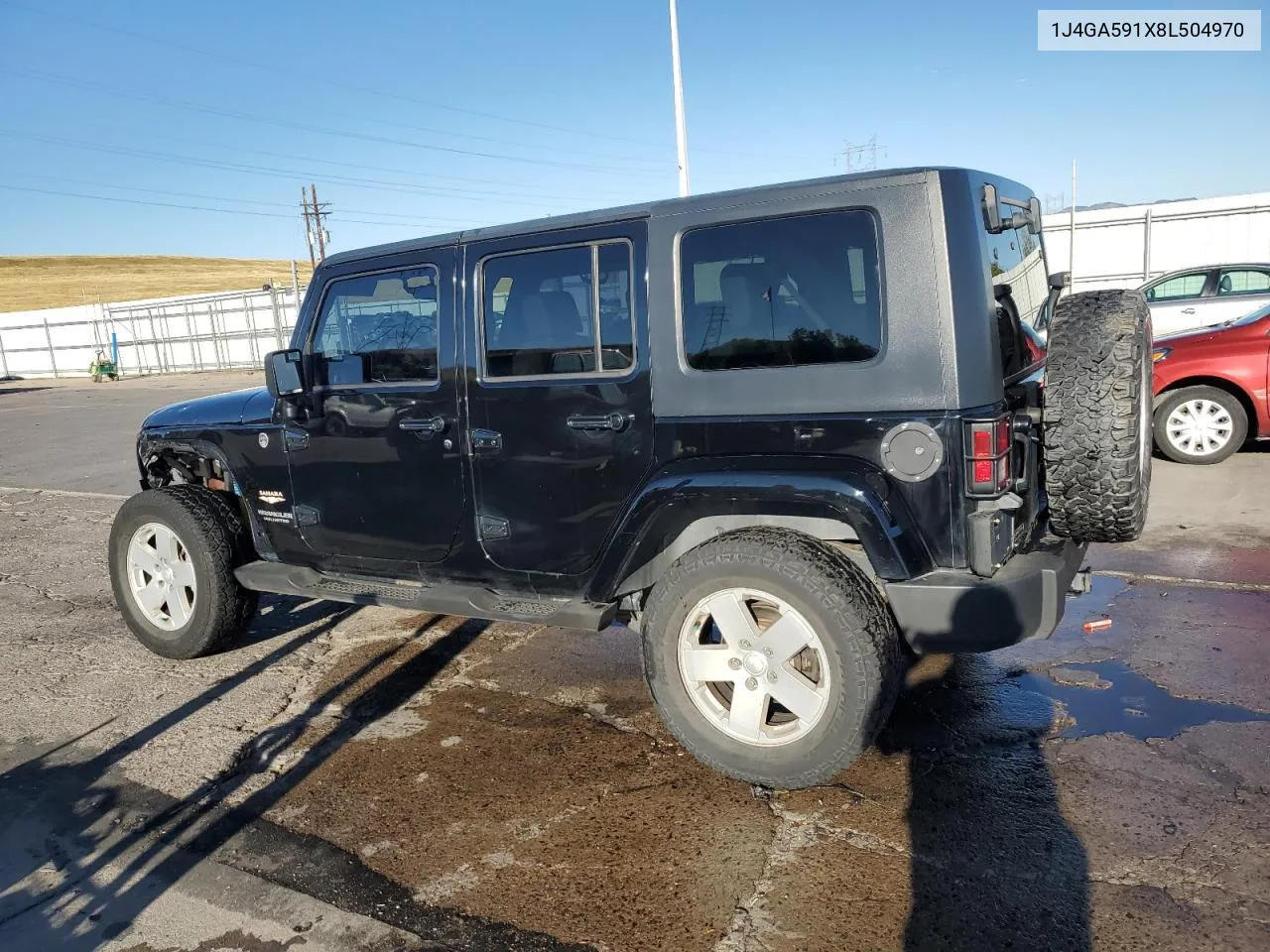 2008 Jeep Wrangler Unlimited Sahara VIN: 1J4GA591X8L504970 Lot: 72590064