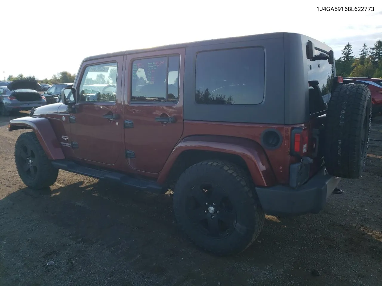 1J4GA59168L622773 2008 Jeep Wrangler Unlimited Sahara