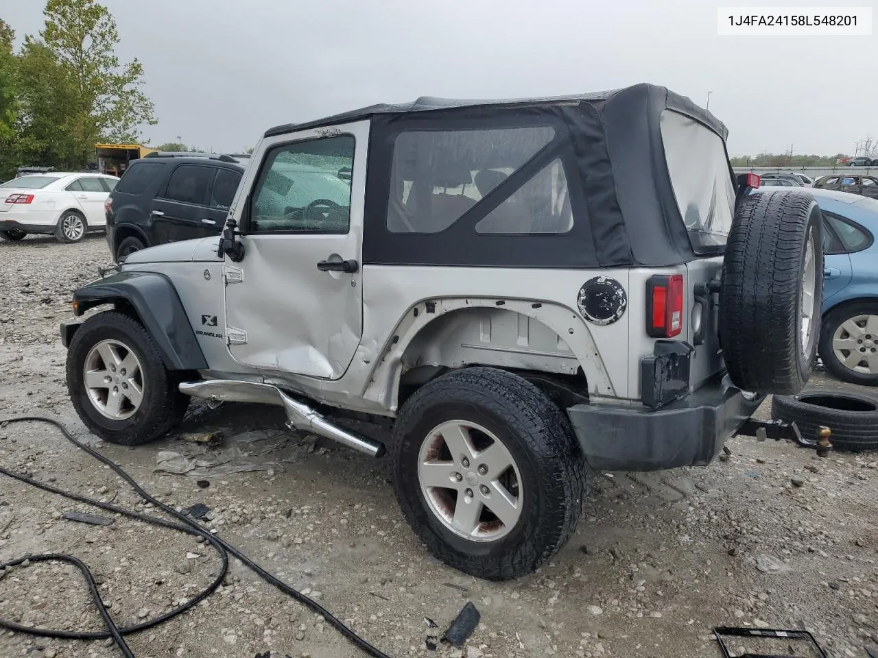 1J4FA24158L548201 2008 Jeep Wrangler X