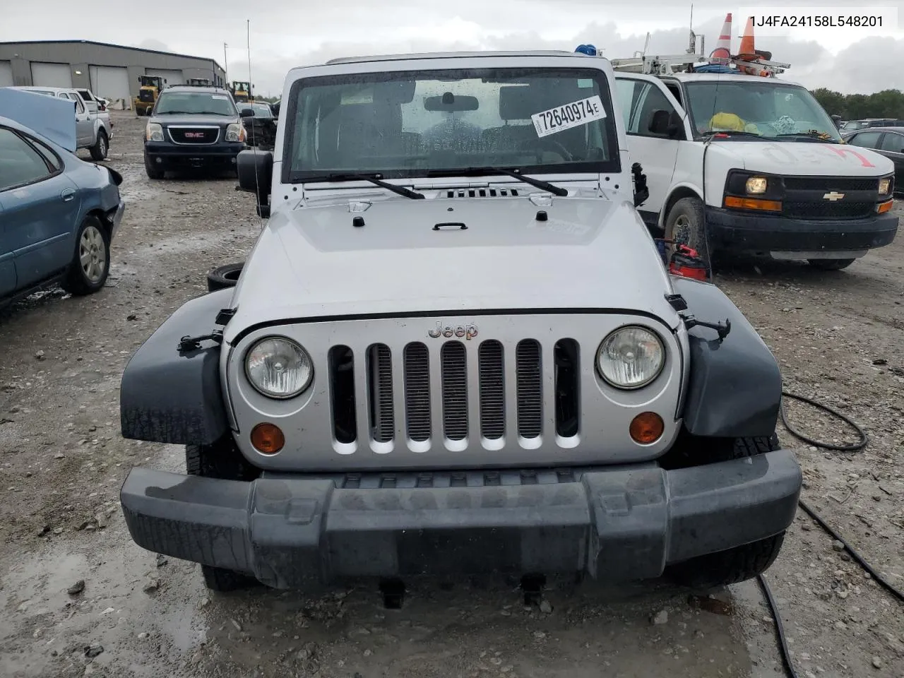 2008 Jeep Wrangler X VIN: 1J4FA24158L548201 Lot: 72640974