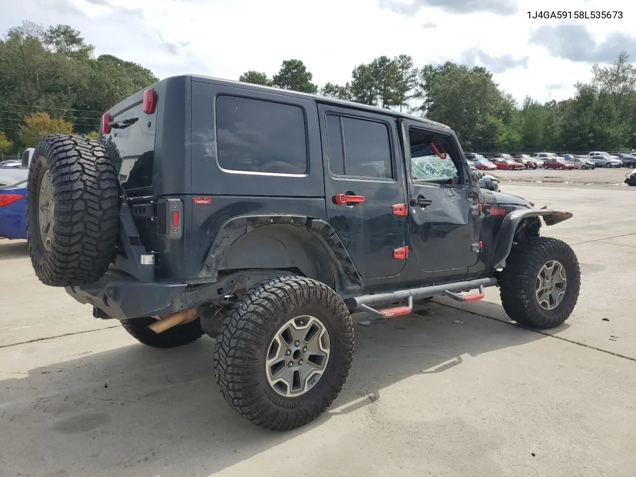 2008 Jeep Wrangler Unlimited Sahara VIN: 1J4GA59158L535673 Lot: 72686984