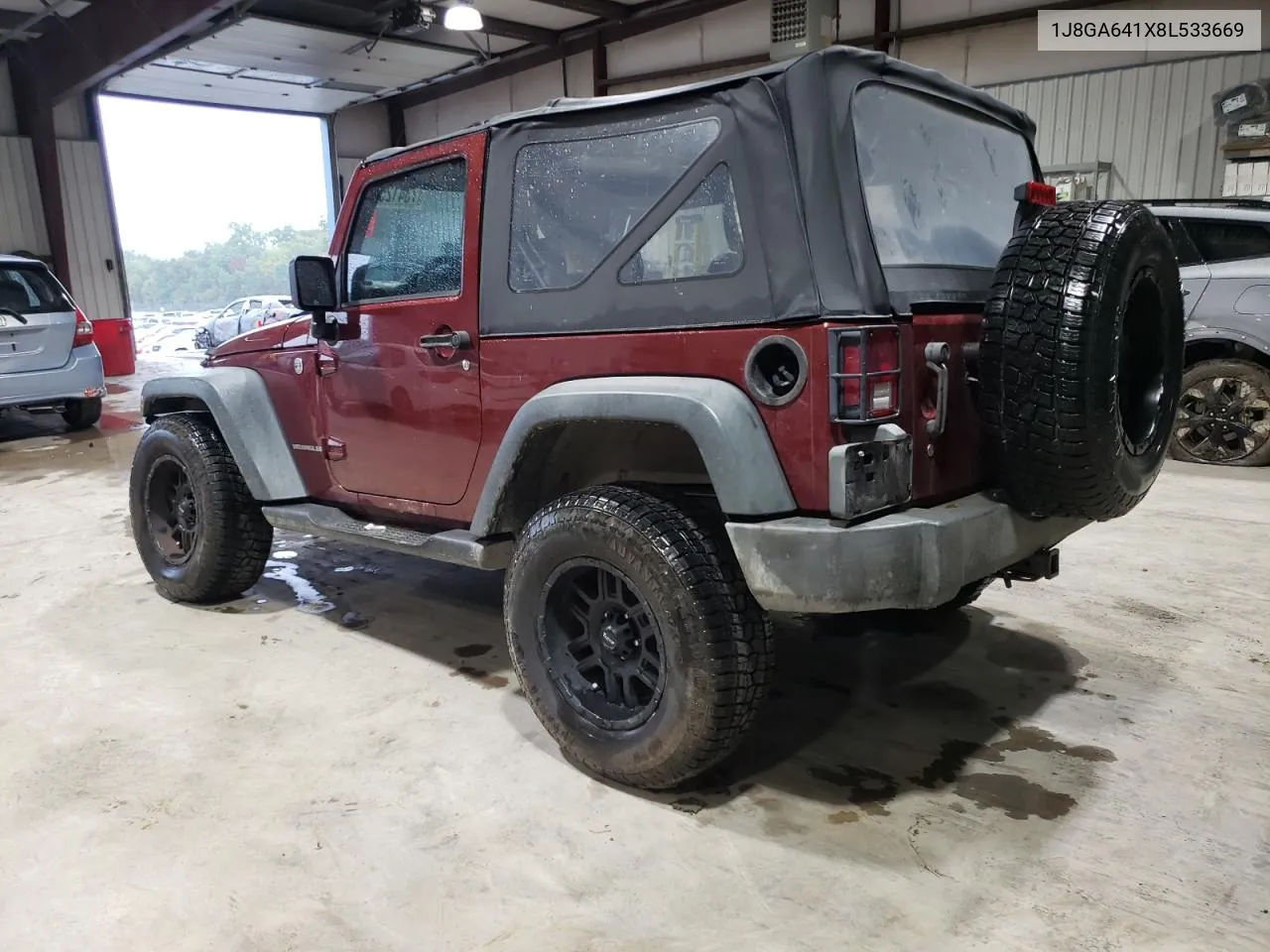 2008 Jeep Wrangler Rubicon VIN: 1J8GA641X8L533669 Lot: 73412564