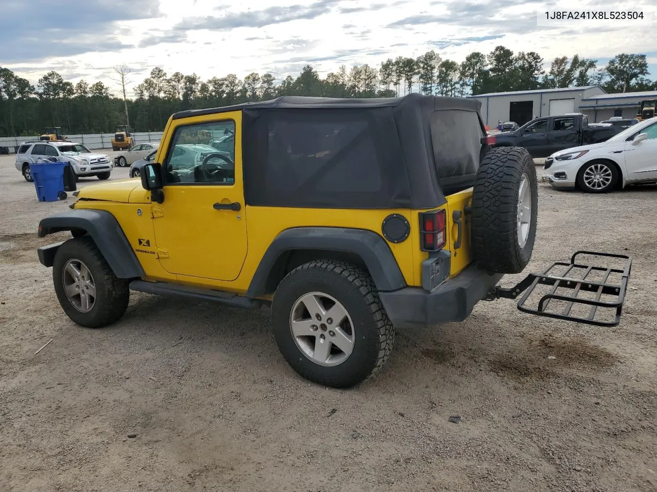 2008 Jeep Wrangler X VIN: 1J8FA241X8L523504 Lot: 73440114