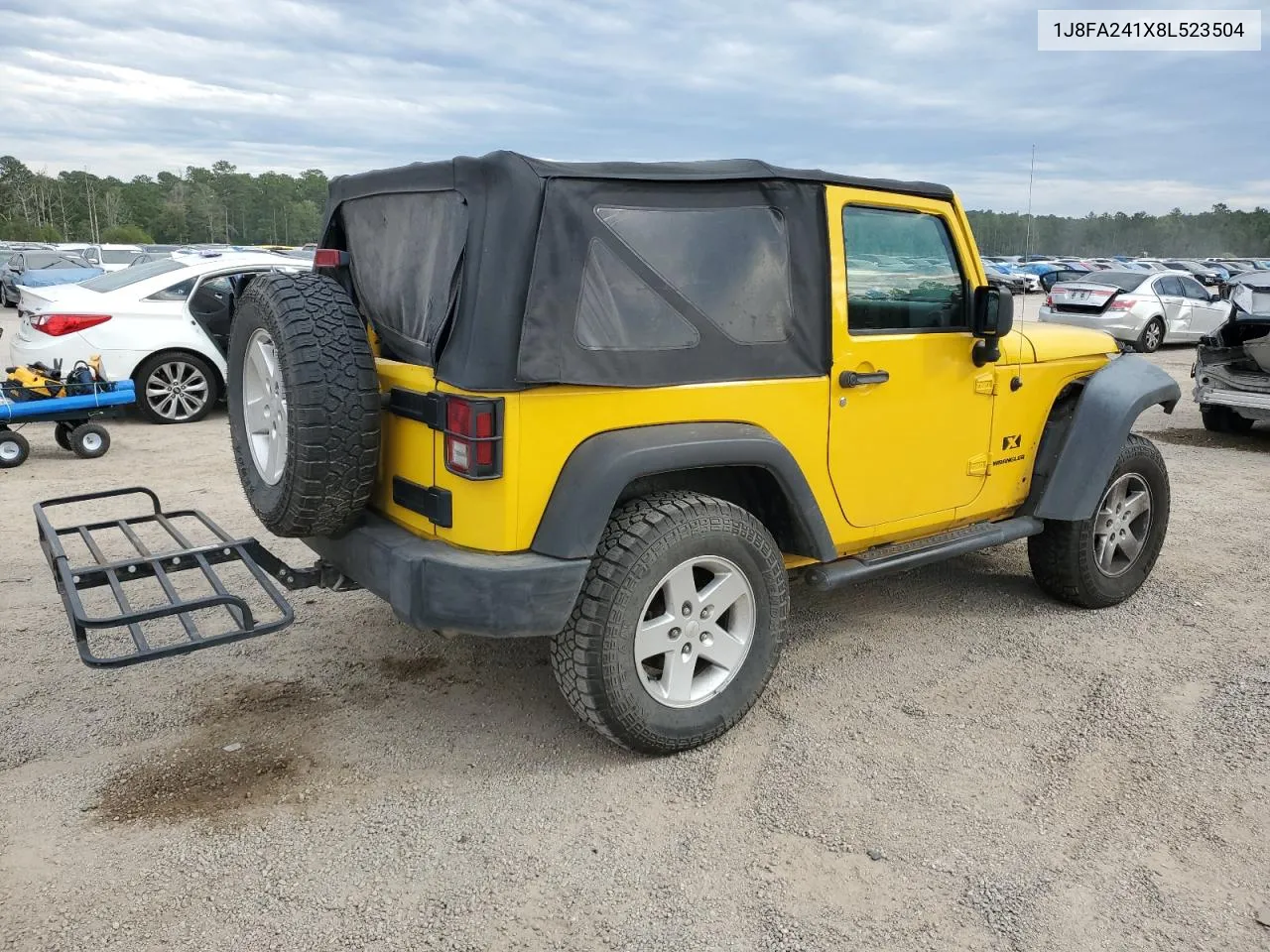 2008 Jeep Wrangler X VIN: 1J8FA241X8L523504 Lot: 73440114