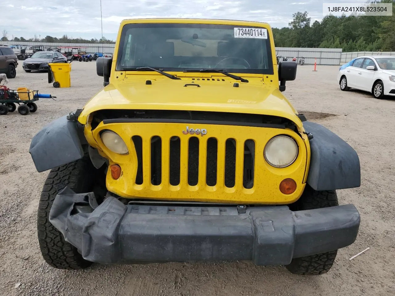 2008 Jeep Wrangler X VIN: 1J8FA241X8L523504 Lot: 73440114