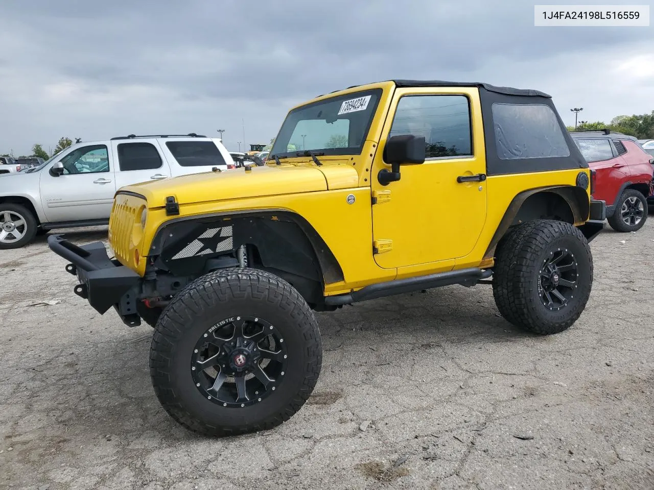 2008 Jeep Wrangler X VIN: 1J4FA24198L516559 Lot: 73694234