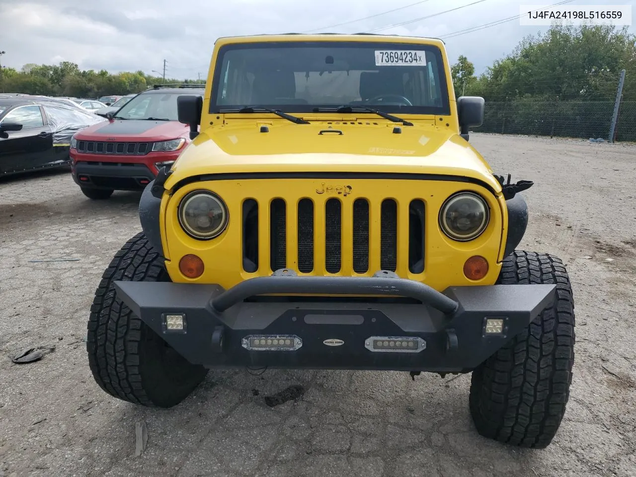 2008 Jeep Wrangler X VIN: 1J4FA24198L516559 Lot: 73694234