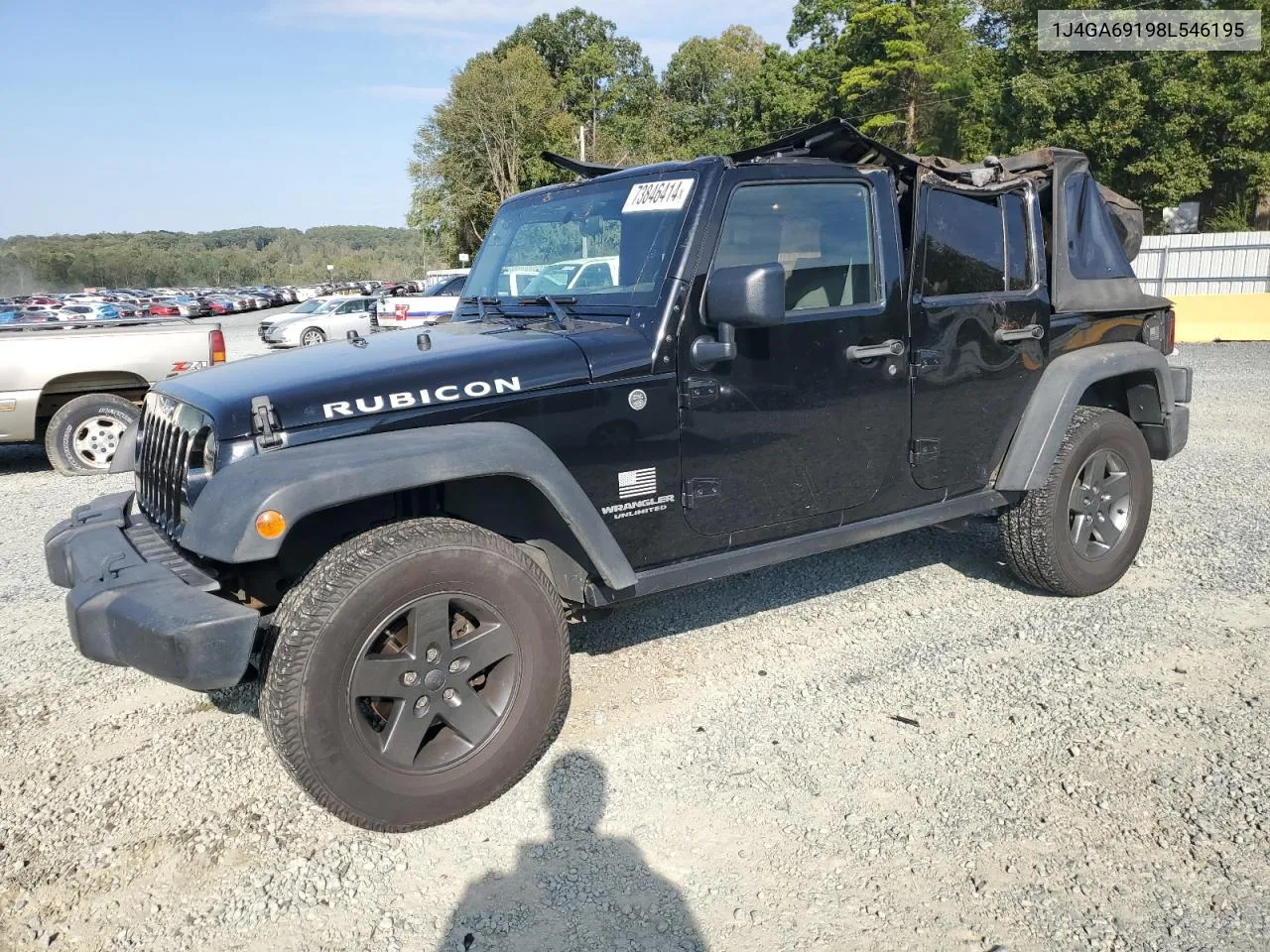 2008 Jeep Wrangler Unlimited Rubicon VIN: 1J4GA69198L546195 Lot: 73846414