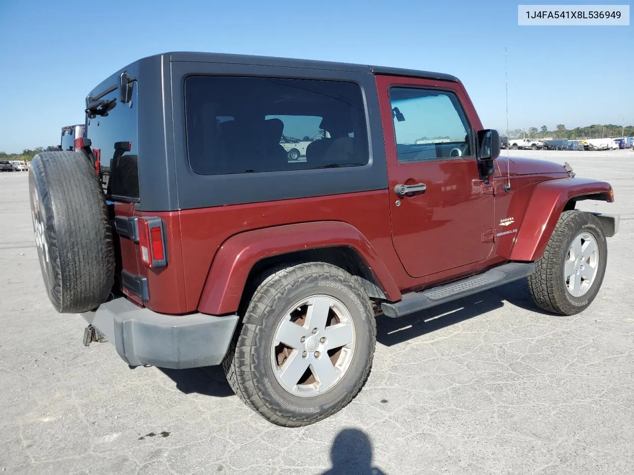 2008 Jeep Wrangler Sahara VIN: 1J4FA541X8L536949 Lot: 74026134