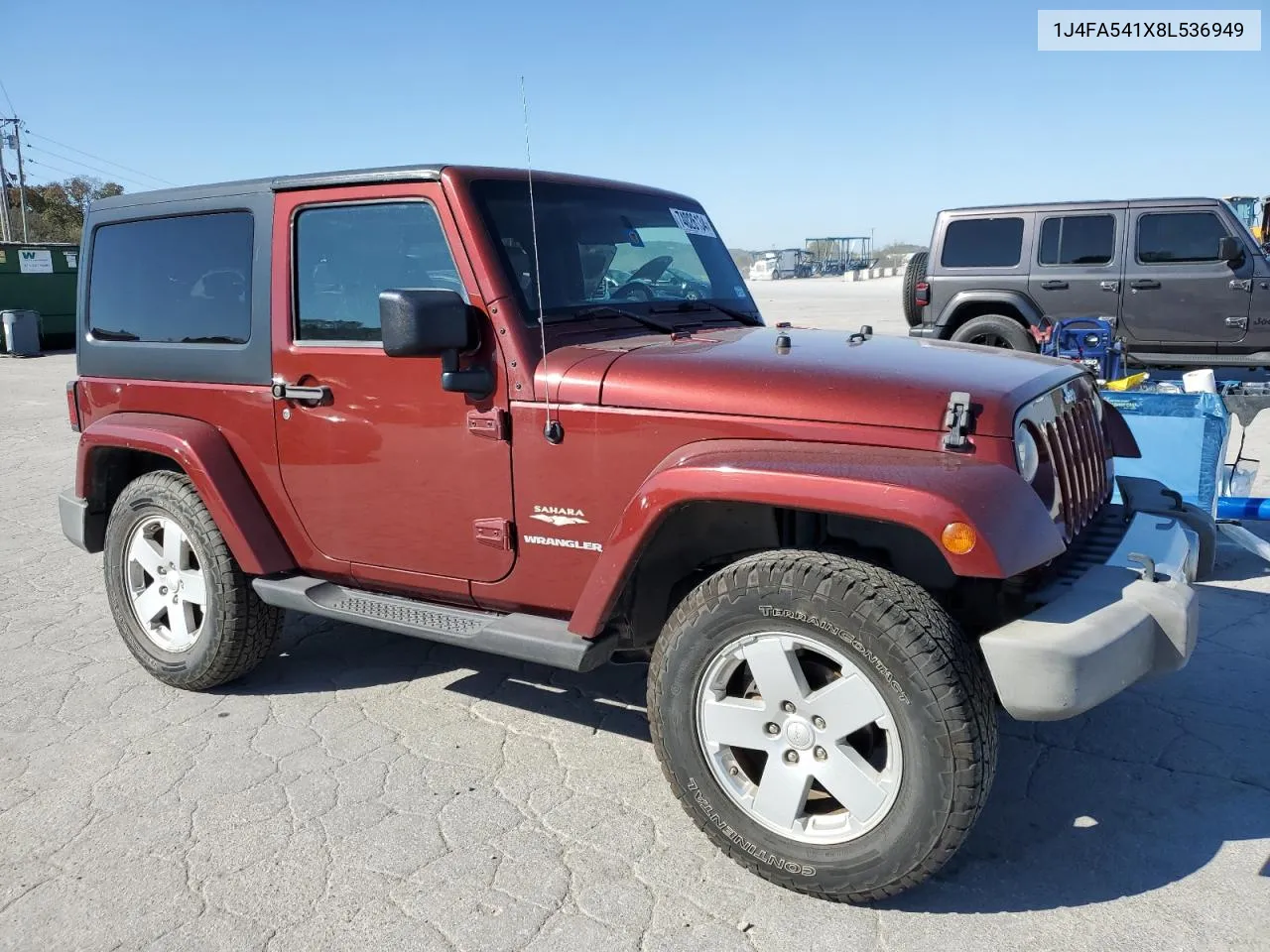 2008 Jeep Wrangler Sahara VIN: 1J4FA541X8L536949 Lot: 74026134