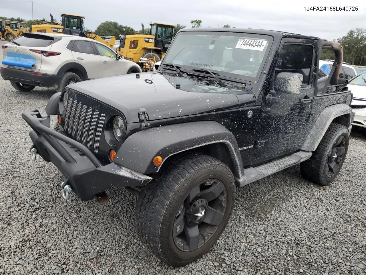 2008 Jeep Wrangler X VIN: 1J4FA24168L640725 Lot: 74444344