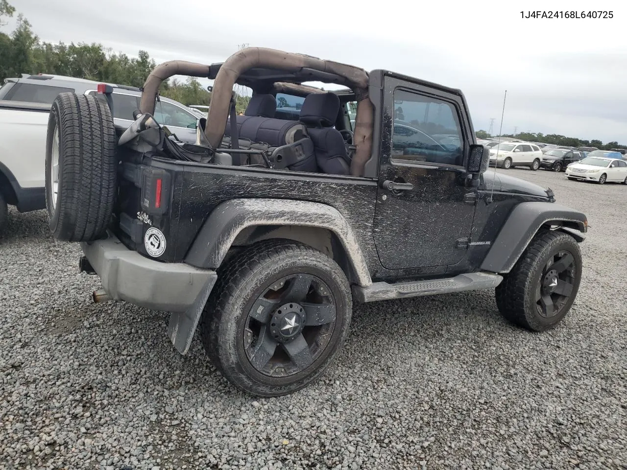 2008 Jeep Wrangler X VIN: 1J4FA24168L640725 Lot: 74444344