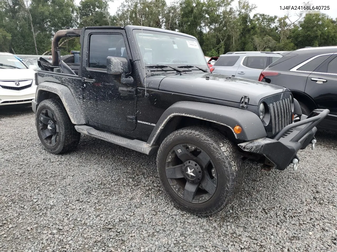 2008 Jeep Wrangler X VIN: 1J4FA24168L640725 Lot: 74444344