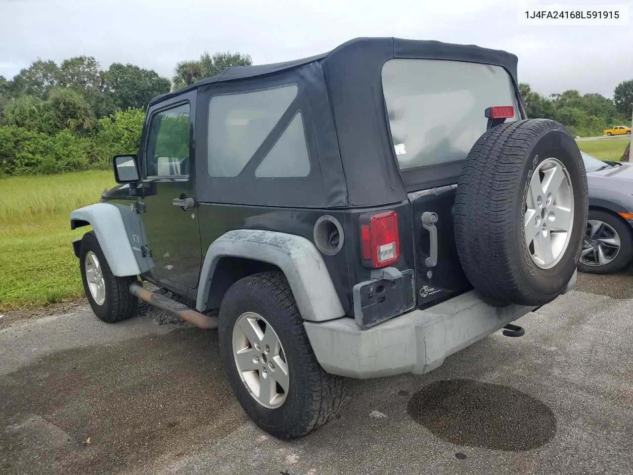 2008 Jeep Wrangler X VIN: 1J4FA24168L591915 Lot: 74792464