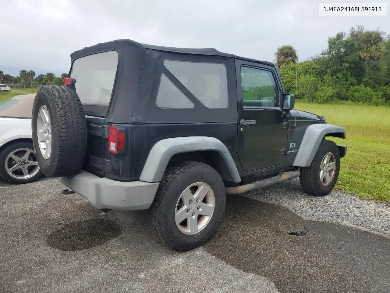 2008 Jeep Wrangler X VIN: 1J4FA24168L591915 Lot: 74792464