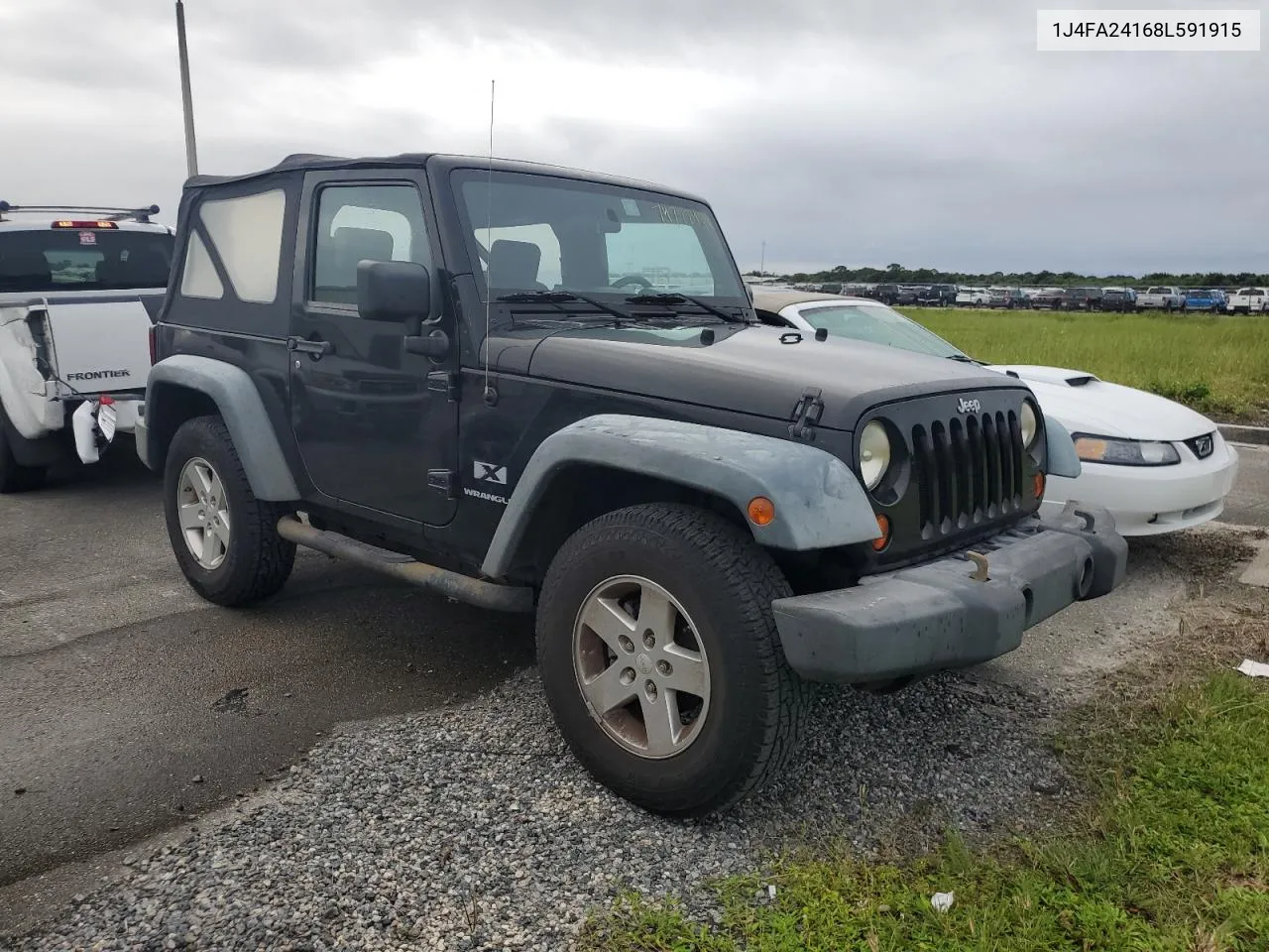 2008 Jeep Wrangler X VIN: 1J4FA24168L591915 Lot: 74792464