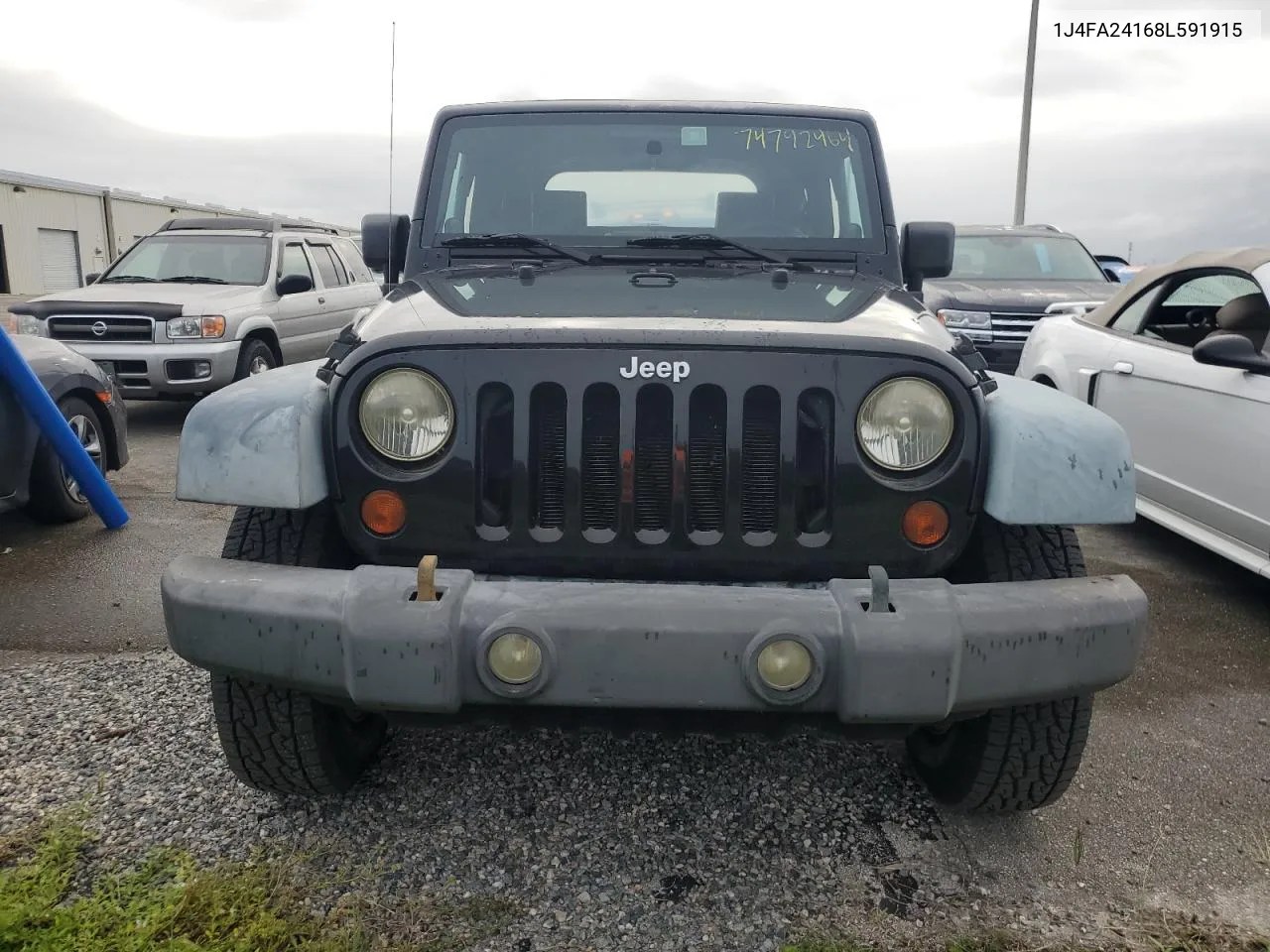 2008 Jeep Wrangler X VIN: 1J4FA24168L591915 Lot: 74792464