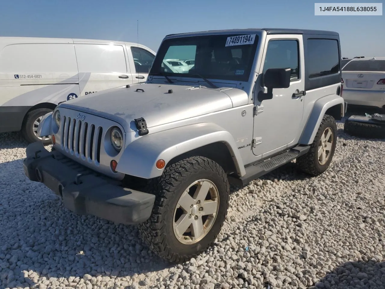 2008 Jeep Wrangler Sahara VIN: 1J4FA54188L638055 Lot: 74891194