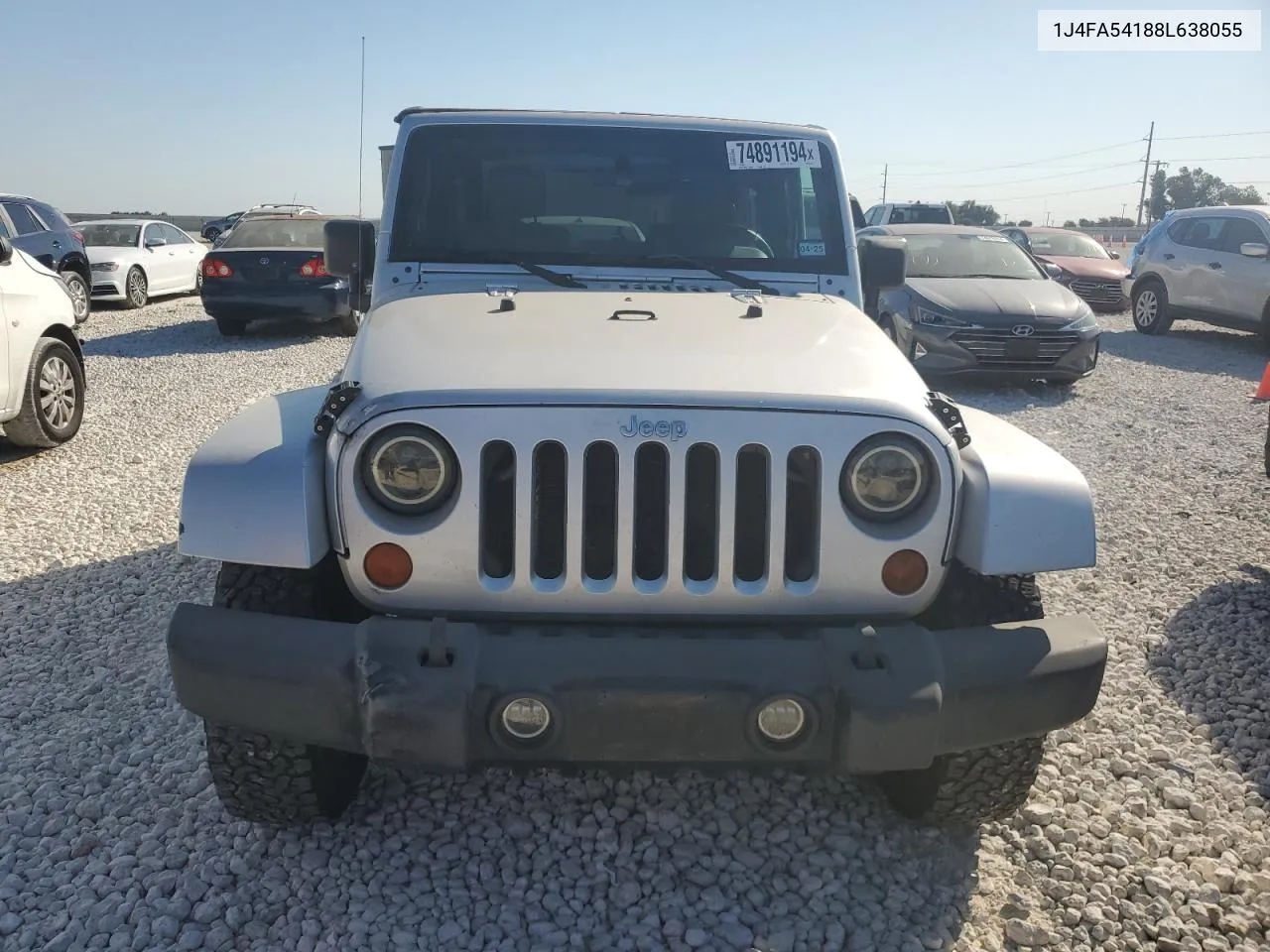 2008 Jeep Wrangler Sahara VIN: 1J4FA54188L638055 Lot: 74891194