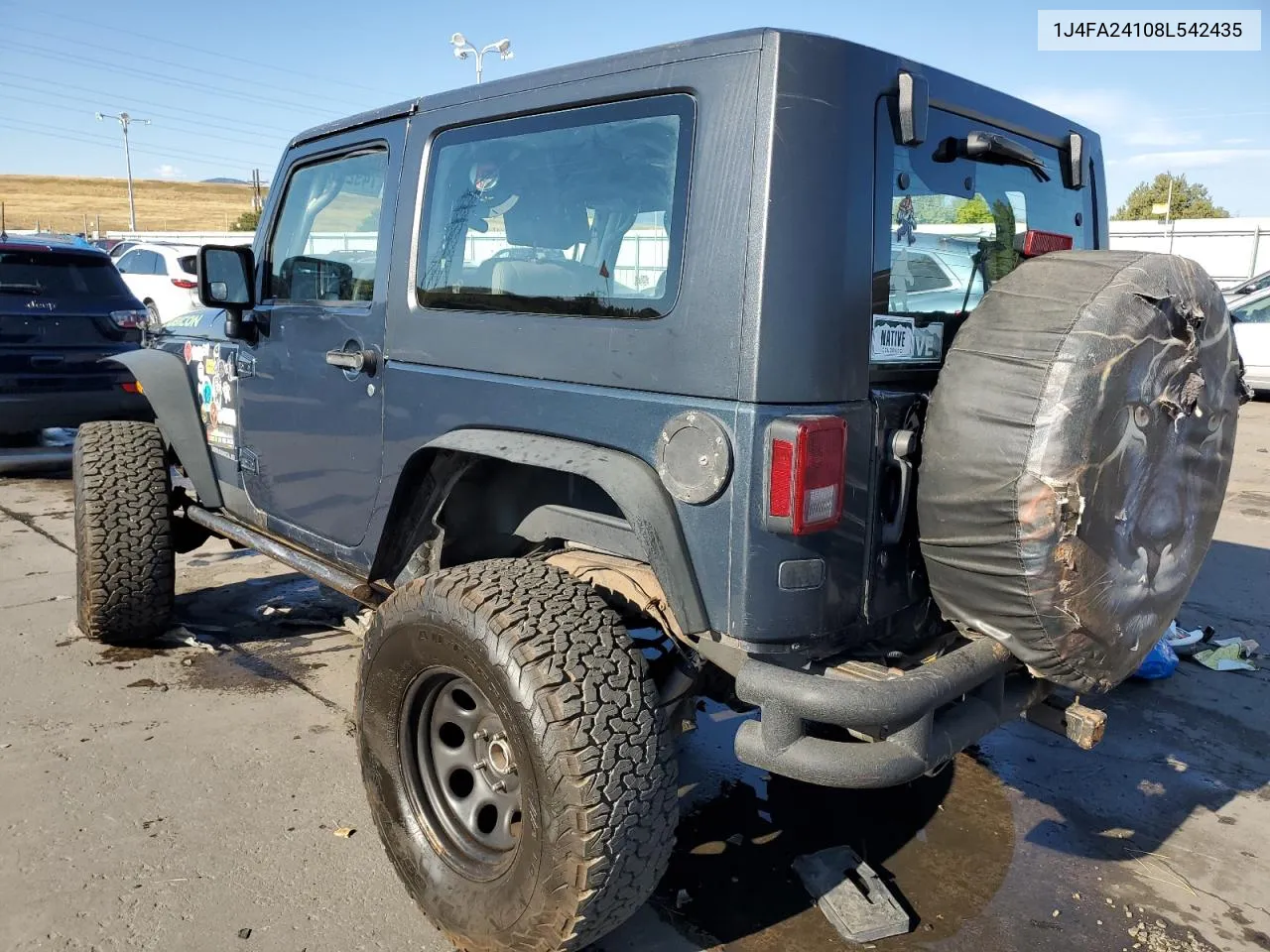 2008 Jeep Wrangler X VIN: 1J4FA24108L542435 Lot: 74922844