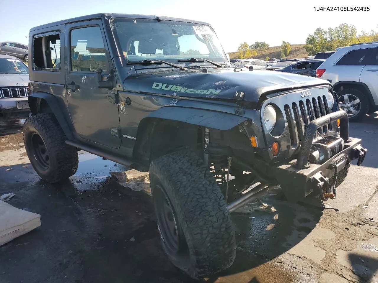 2008 Jeep Wrangler X VIN: 1J4FA24108L542435 Lot: 74922844