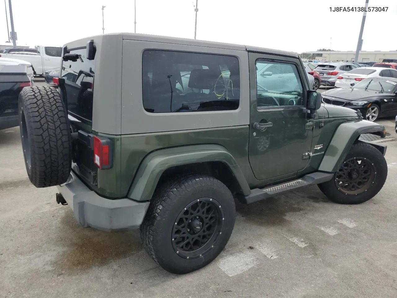 2008 Jeep Wrangler Sahara VIN: 1J8FA54138L573047 Lot: 75057114