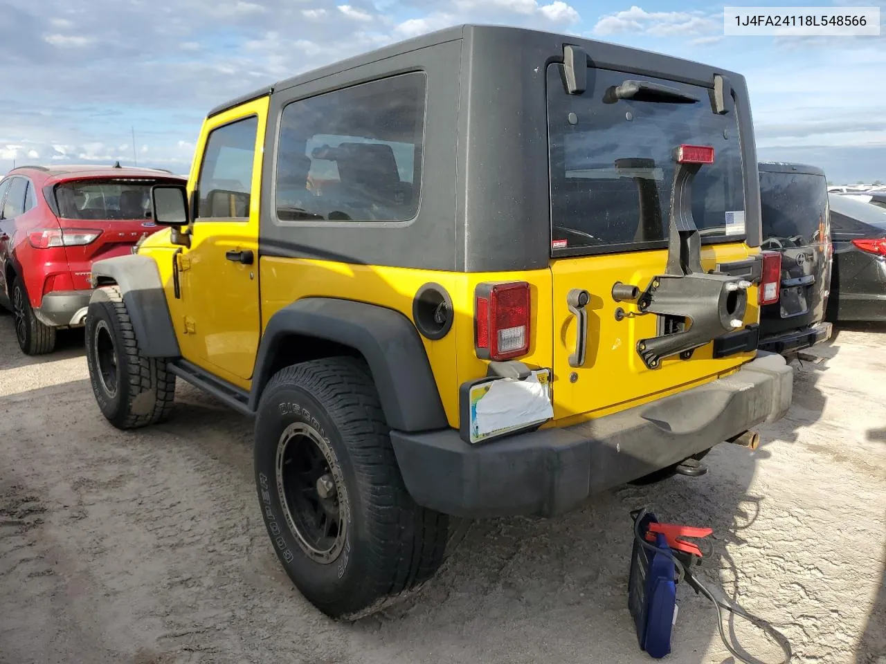 2008 Jeep Wrangler X VIN: 1J4FA24118L548566 Lot: 75118064