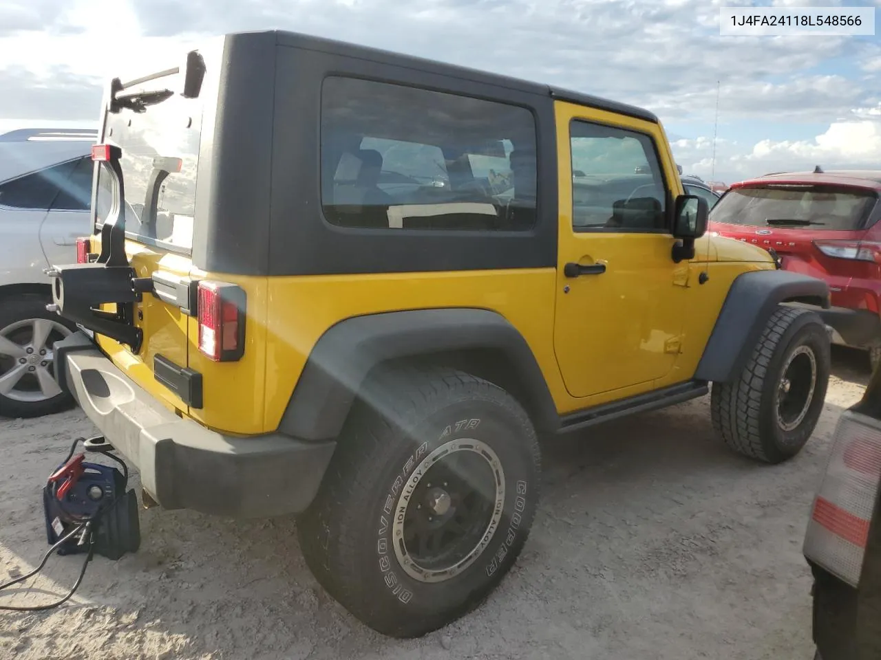 2008 Jeep Wrangler X VIN: 1J4FA24118L548566 Lot: 75118064