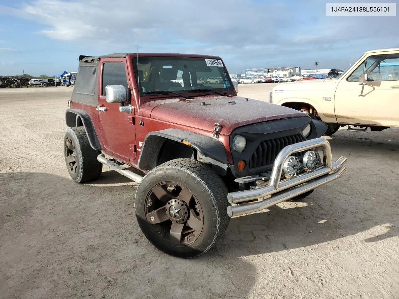 2008 Jeep Wrangler X VIN: 1J4FA24188L556101 Lot: 75248694