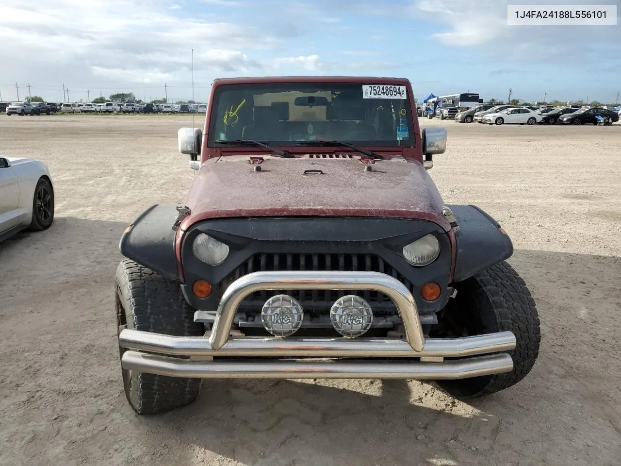 2008 Jeep Wrangler X VIN: 1J4FA24188L556101 Lot: 75248694