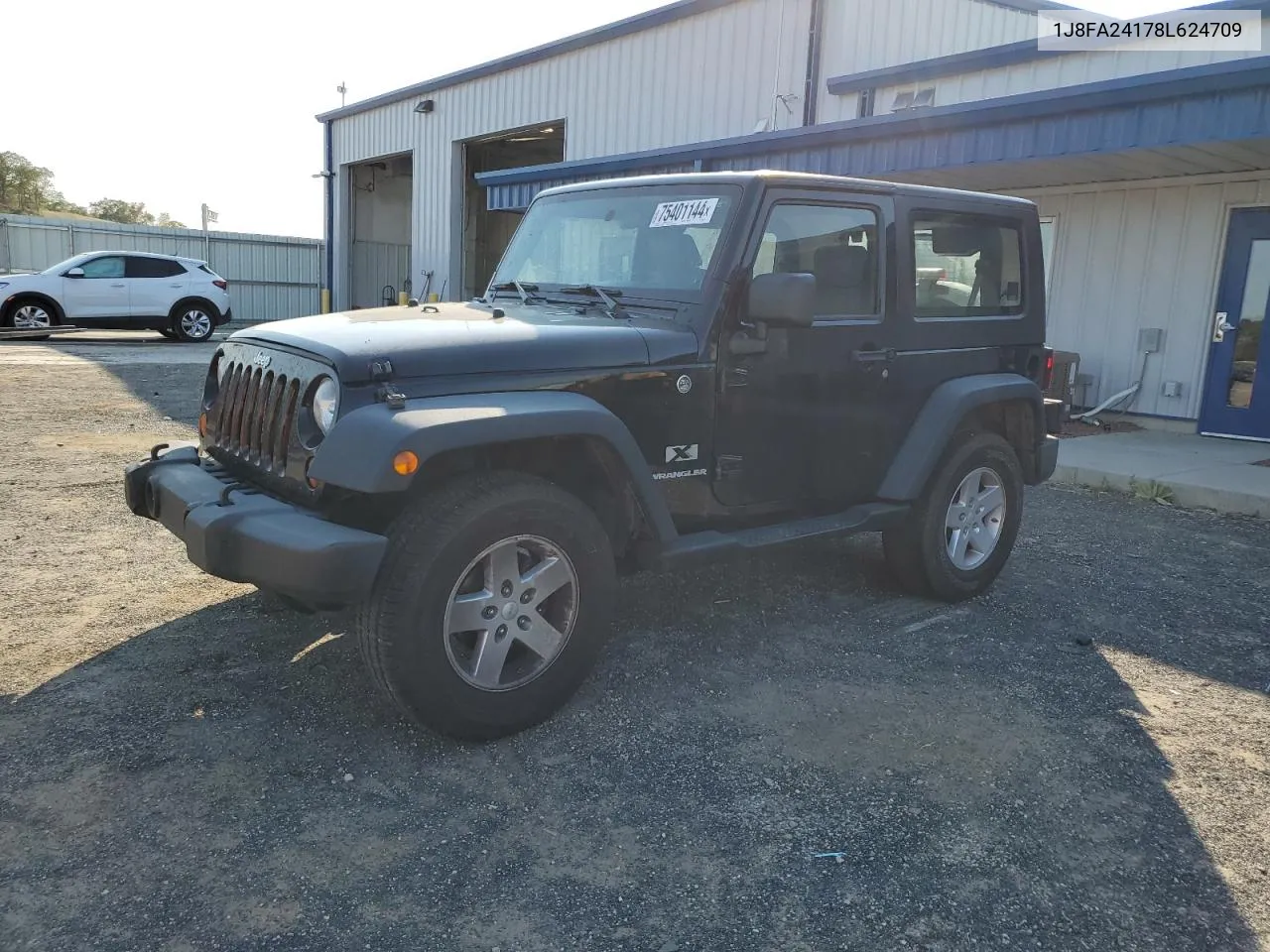 2008 Jeep Wrangler X VIN: 1J8FA24178L624709 Lot: 75401144