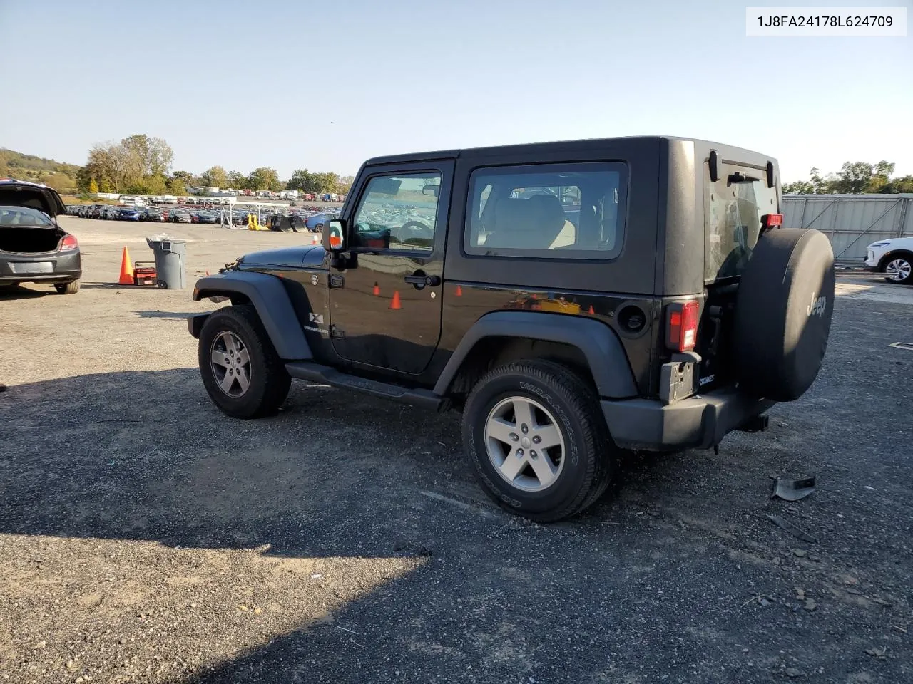 2008 Jeep Wrangler X VIN: 1J8FA24178L624709 Lot: 75401144