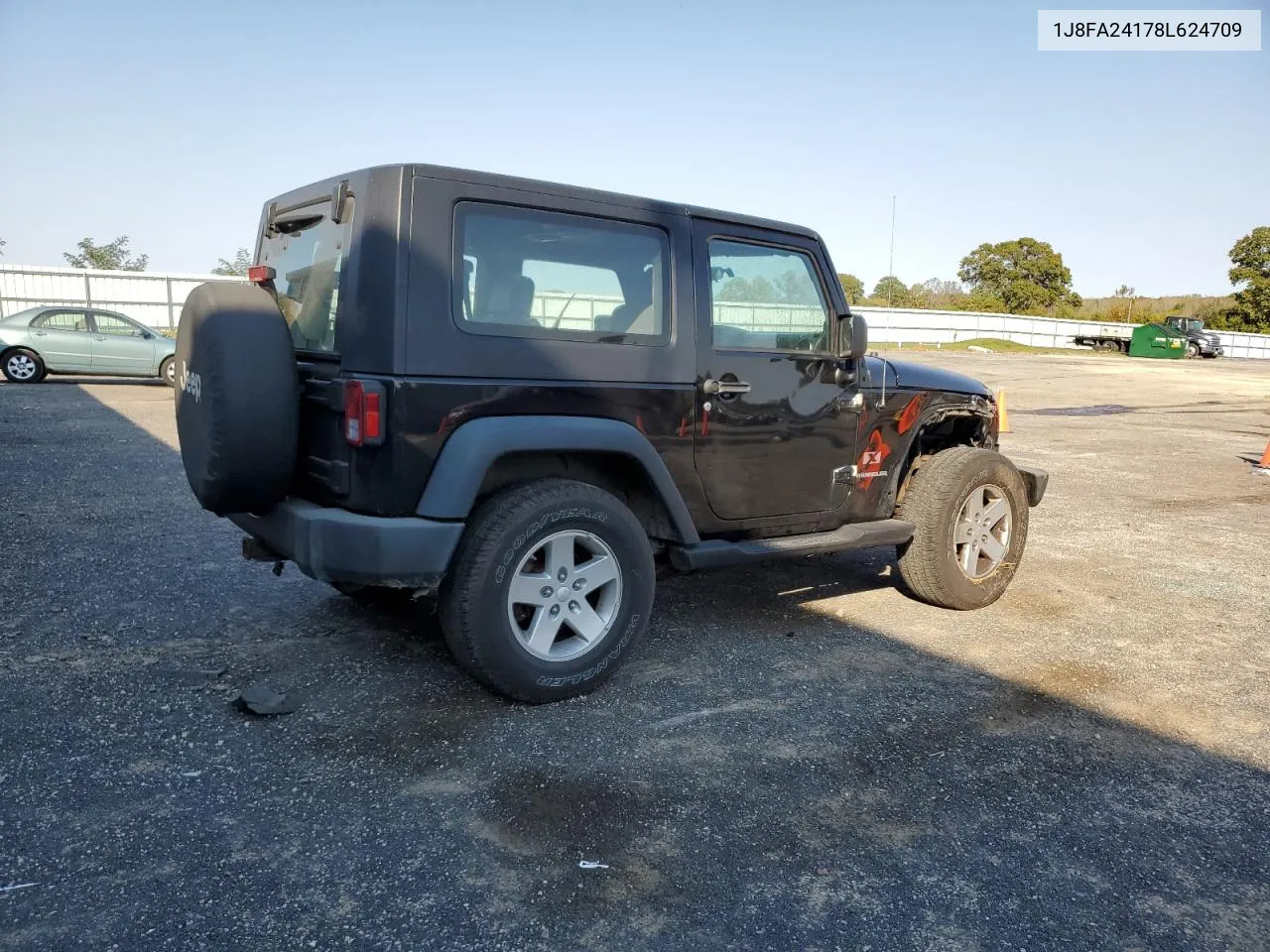 2008 Jeep Wrangler X VIN: 1J8FA24178L624709 Lot: 75401144