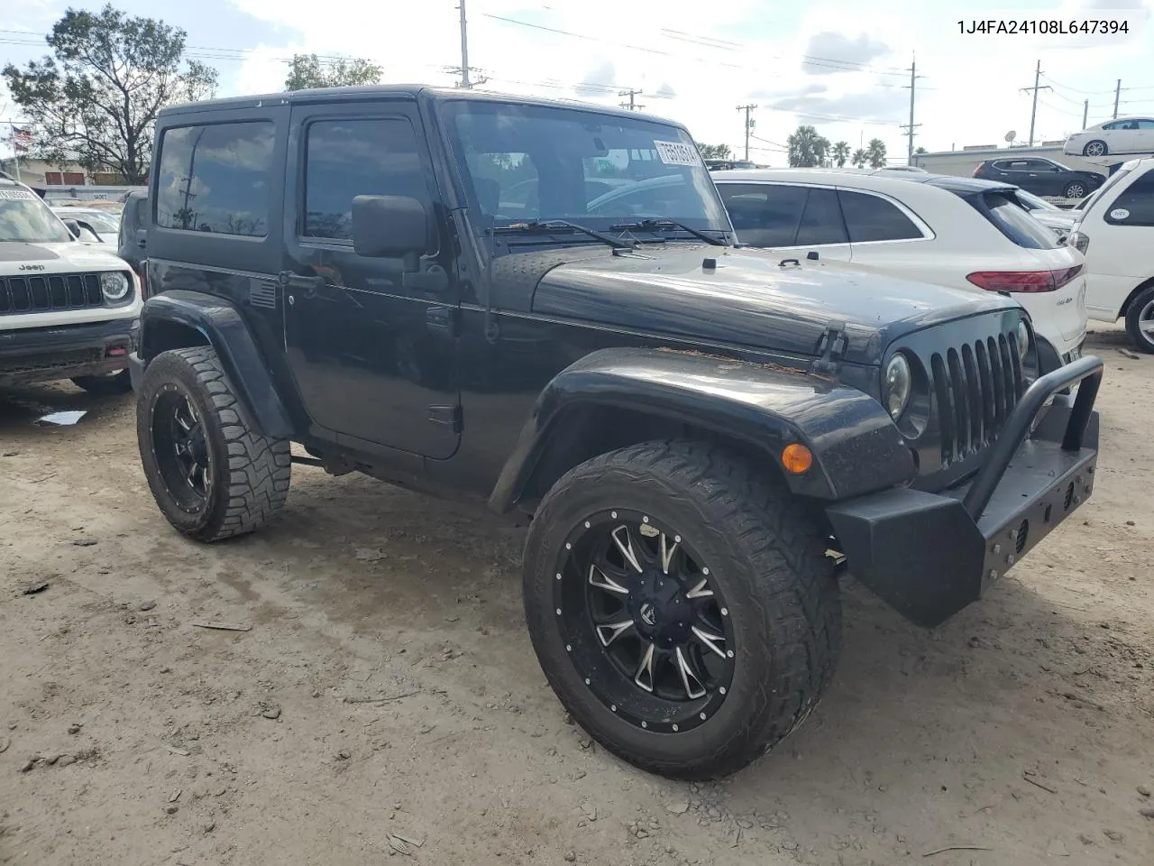 2008 Jeep Wrangler X VIN: 1J4FA24108L647394 Lot: 75513514