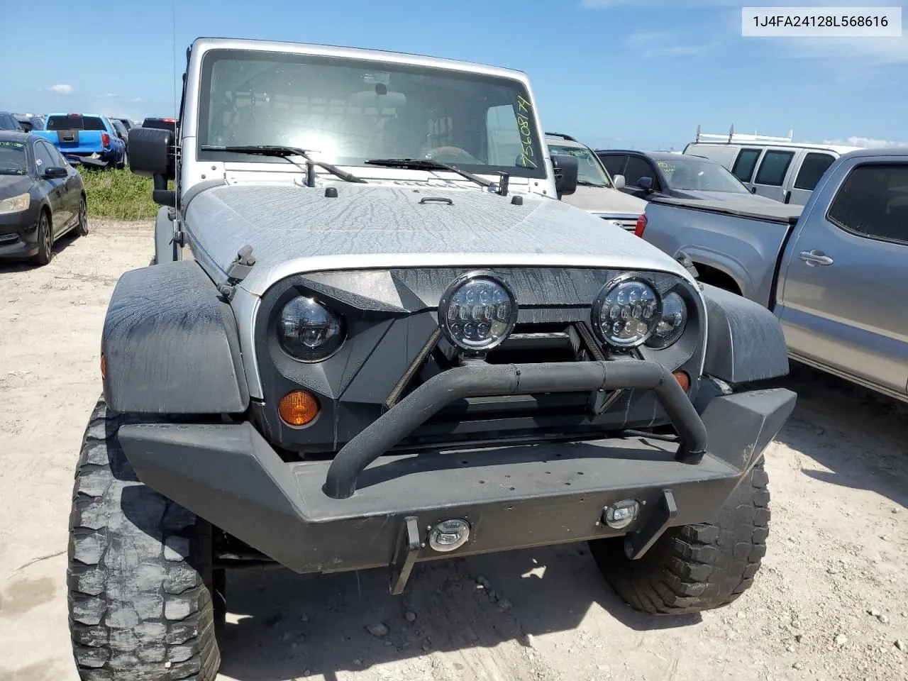 2008 Jeep Wrangler X VIN: 1J4FA24128L568616 Lot: 75608174